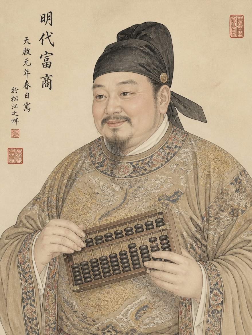 沈万三想象画像