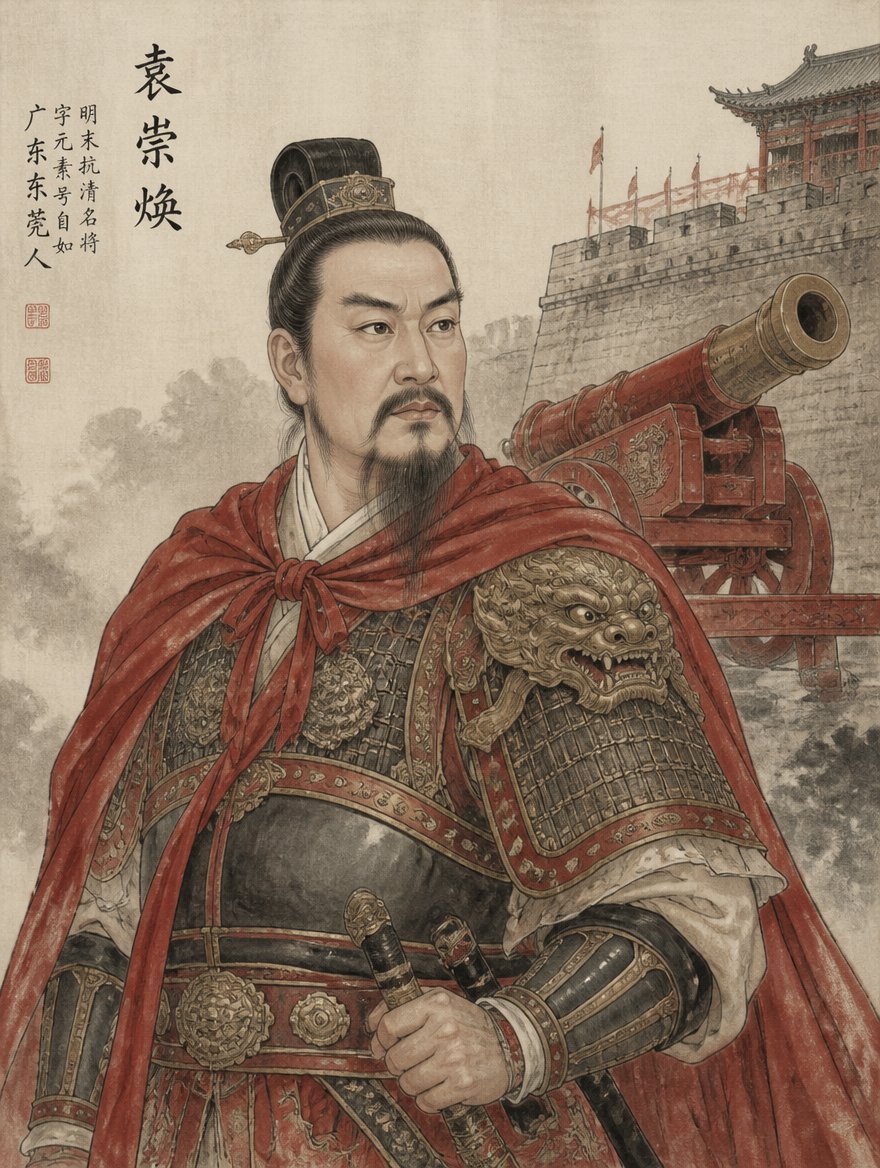袁崇焕想象画像